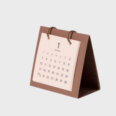 Personalized Table Calendar